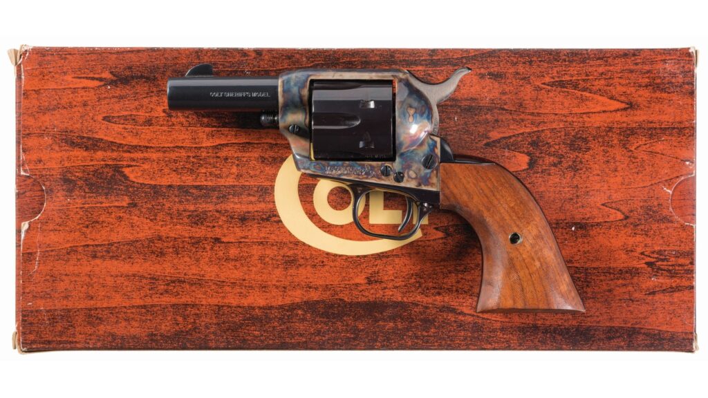 Colt SAA Single Action Army 44 Spl & 44-40 Sheriff’s Model 3rd Gen W/ Box (Used) – SA40864