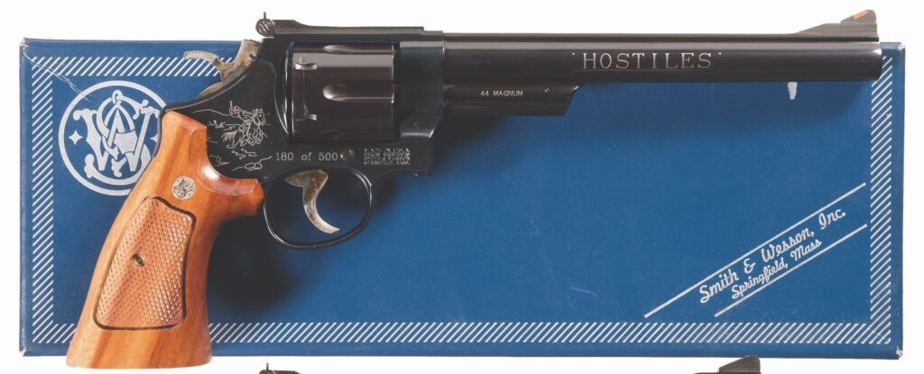 Smith & Wesson Model 29-5 Hostiles 44 Mag 8 3/8″ Blue Double Action Revolver (Used) – BEH8098