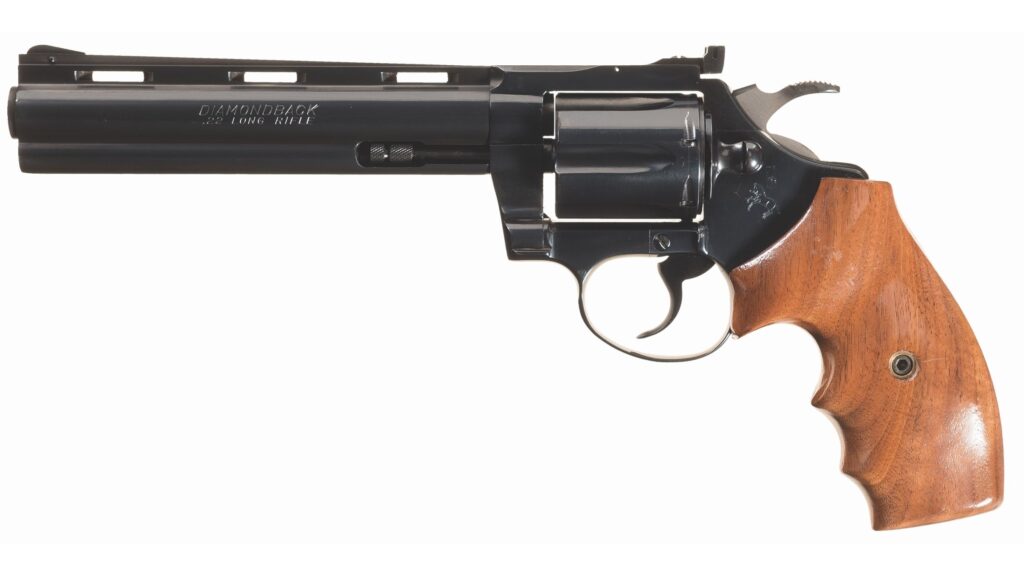 Colt Diamondback 22 LR 6″ Blue Double Action Revolver (Used) – S67302