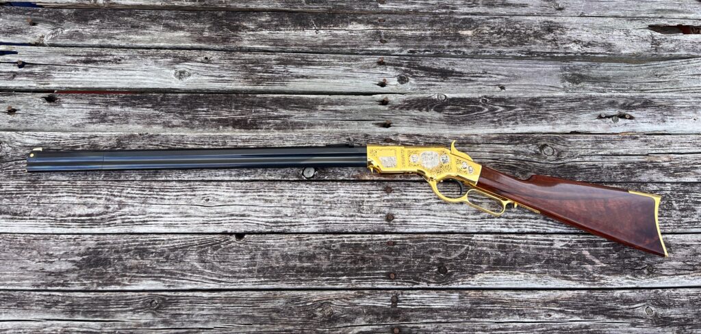 Taylor’s & Co 1860 Henry Gettysburg Tribute 44-40 Limited Edition #44 of 500 Engraved (Used) – 23471