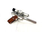 Ruger Mark II Competition Target Model 22 LR Stainless w Scope Circa 1993 (Used) – 218-12727 - View 1