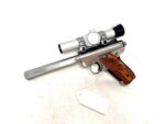 Ruger Mark II Competition Target Model 22 LR Stainless w Scope Circa 1993 (Used) – 218-12727 - View 5