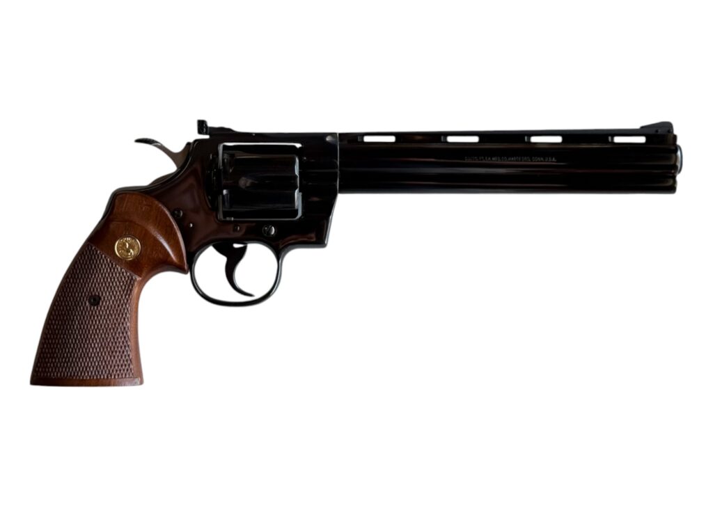Perfect Colt Python Target 38 Spl Blued 8″ Barrel Circa 1980 (Used) – K01249