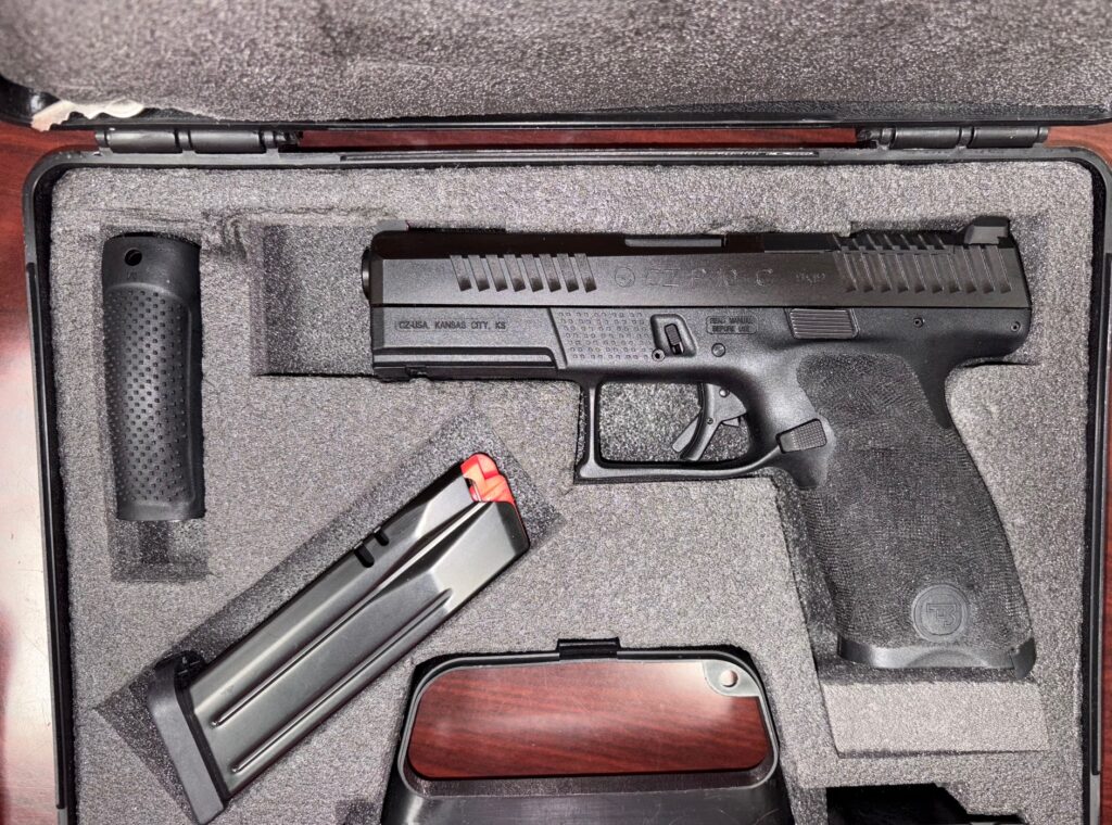 CZ P-10 C Optics Ready 9mm Pistol – 15+1, Night Sights, Nitride Slide (Used) – UF03103