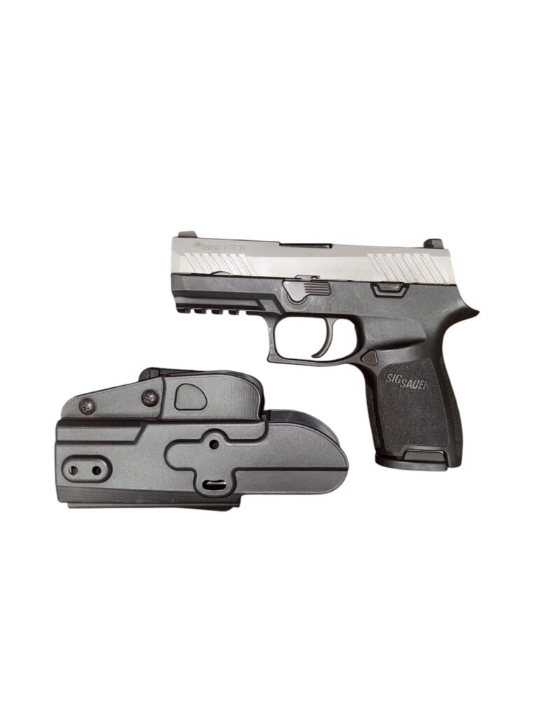 Used Sig Sauer P320 Compact – 9mm Two-Tone, Rail, Holster Included (Used) – 58K121876