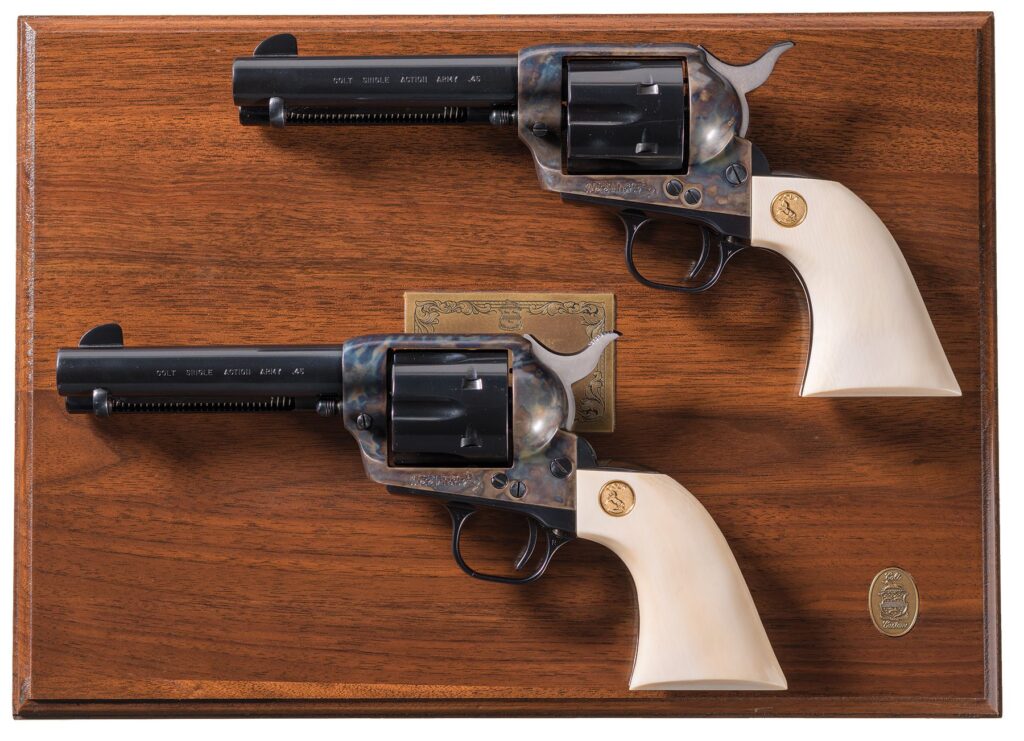 Consecutive Pair of Colt 3rd Gen Single Action Army Revolvers (Used) – 99160SA
