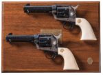 Consecutive Pair of Colt 3rd Gen Single Action Army Revolvers (Used) – 99160SA - View 1