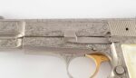 Browning Hi-Power Renaissance 9mm – Deep Engraving, Pearl Grips, Collector-Grade Belgium Pistol (Used) – 72C41839 - View 4