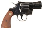1964 Colt Python .357 Magnum – 2.5″ Blue, Walnut Grips, Original Box, C&R Eligible (Used) – K63164 - View 1