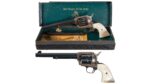 Colt Second Generation SAA Revolver – 7.5” .45 LC, Pearl Grips, Chernoff Inscribed (Used) – 3203SA - View 5