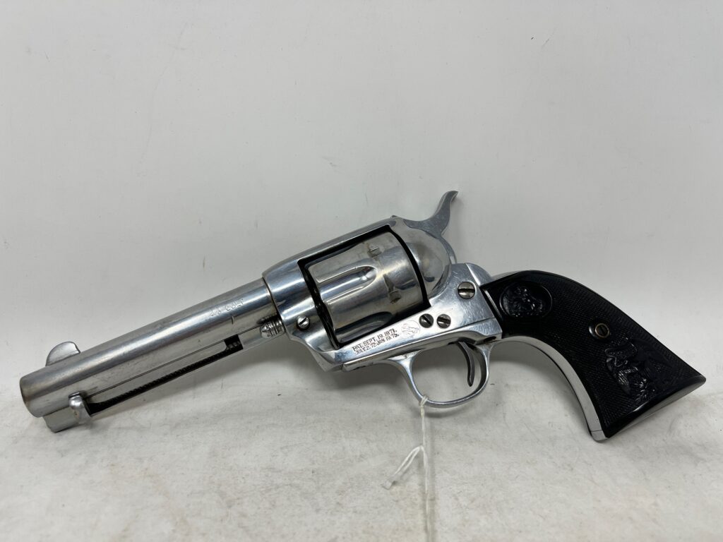 Colt Single Action Army 1st Gen Nickel.45 Colt 5.5″ 1905 C&R (Used) – 264855