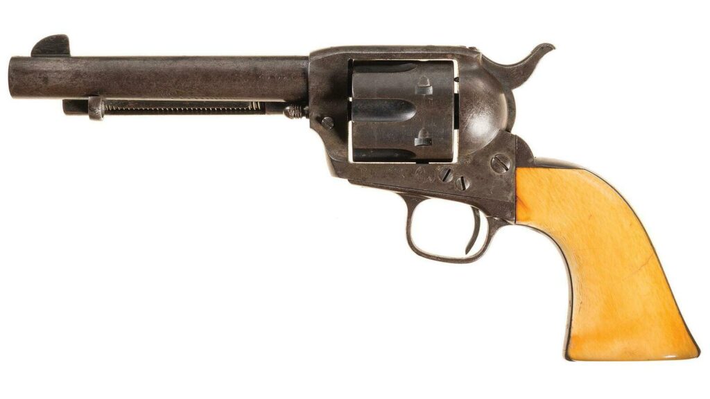 Colt Single Action Army 1st Gen Nickel.45 Colt 5.5″ 1905 C&R (Used) – 320717