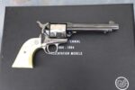 Colt Nevada Centennial Commemorative SAA – .45 Cal, 5.5″ Blue, Pearl Grips, Extra Cylinder, Cased Single Action Army (Used) – 1572NC - View 1