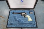 Colt Nevada Centennial Commemorative SAA – .45 Cal, 5.5″ Blue, Pearl Grips, Extra Cylinder, Cased Single Action Army (Used) – 1572NC - View 2