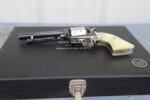 Colt Nevada Centennial Commemorative SAA – .45 Cal, 5.5″ Blue, Pearl Grips, Extra Cylinder, Cased Single Action Army (Used) – 1572NC - View 4