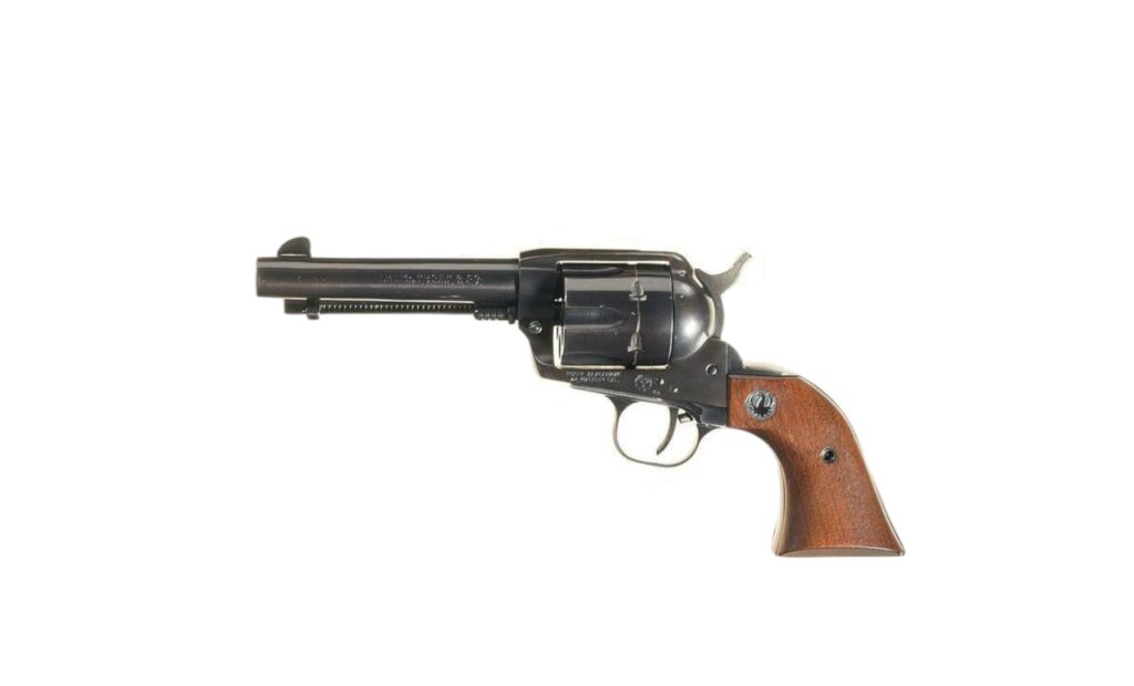 1961 Ruger Blackhawk – .44 Magnum, 5″ Barrel, Blue Finish, Walnut Grips, C&R Eligible (Used) – 27190