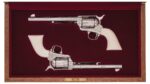 COLT CONSECUTIVELY SERIALIZED PAIR MASTER ENGRAVED THIRD GEN 45 COLT SAA 45 COLT (Used) – SA48834 - View 1