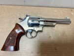 Smith & Wesson Model 27-2 Nickel – .357 Magnum, 6″ Barrel, Target Grips (Used) – N613183 - View 2