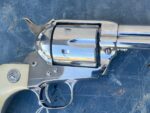 Colt Single Action Army .45 Long Colt – Nickel, 7.5″ Barrel, 3rd Gen, 1989, Ivory Grips (Used) – SA08234 - View 7