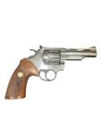 Colt Trooper MKV .357 Magnum Nickel Finish 4″ Barrel Walnut Grips (Used) – 17975V - View 2