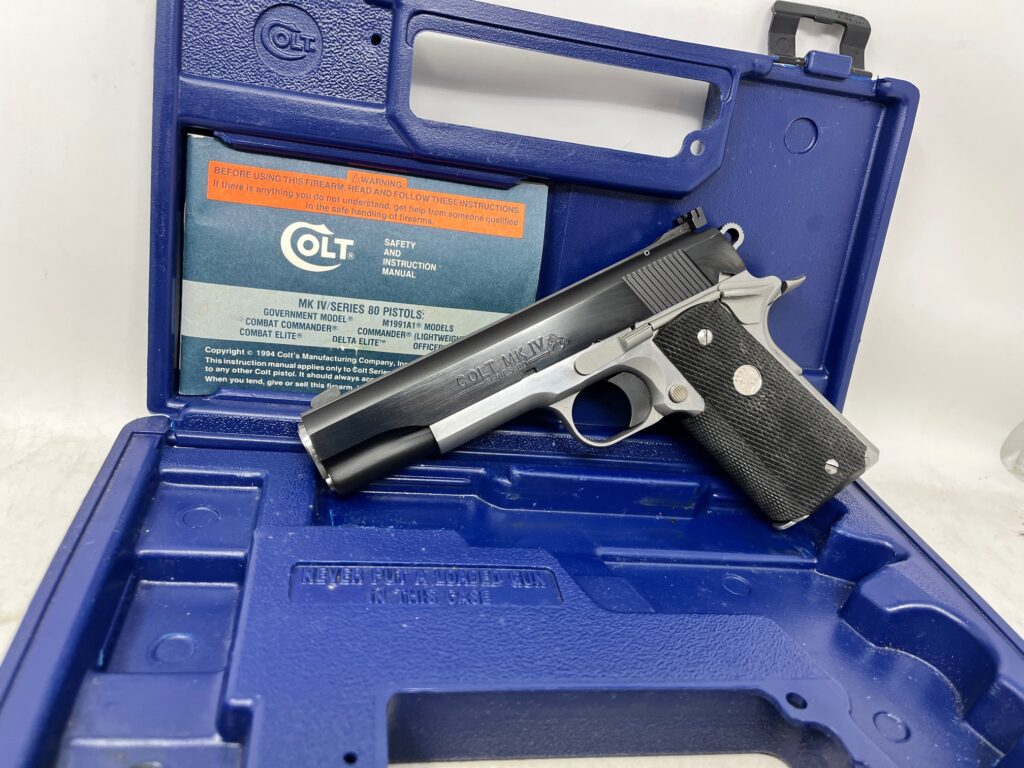 Colt Combat Elite MK IV Series 80 – .45 ACP Two-Tone 1911 Pistol (Used) – CG06619E