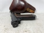 Japanese Nambu Type 14 Pistol – WWII Military Sidearm w/ Leather Holster (Used) – 36232 - View 3