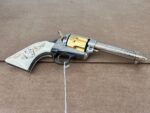 Colt Single Action Army .45 ACP – Custom Engraved with Ivory Steer Head Grips (Used) – 181931 - View 2