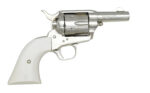 Colt Single Action Army Sheriff’s Model 3rd Gen .45 SAA Colt Nickel / Ivory Grips (Used) – SA69267 - View 1