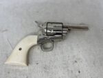 Colt Single Action Army Sheriff’s Model 3rd Gen .45 SAA Colt Nickel / Ivory Grips (Used) – SA69267 - View 2