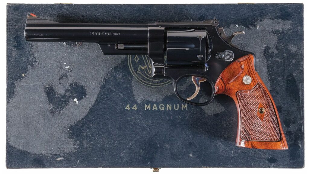 Smith & Wesson Model 29 .44 Magnum – 4-Screw, 6½” Blue with Presentation Case (1958/59) (Used) – S184820