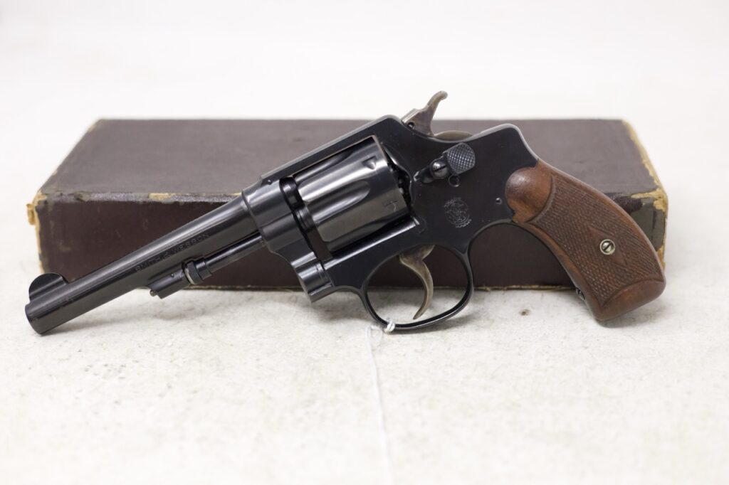 Smith & Wesson .32 Hand Ejector – 4.25″ Blued Revolver w/ Original Box (Used) – 397733
