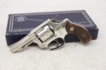 Smith & Wesson .32 Hand Ejector Nickel – 3.5″ Revolver w/ Original Blue Box (Used) – 674319 - View 1
