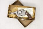 Smith & Wesson .32 Hand Ejector Nickel – 3.5″ Revolver w/ Original Blue Box (Used) – 674319 - View 9