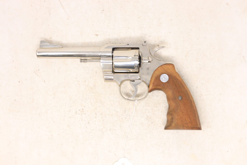 Colt Trooper Mk III .357 Magnum 4″ Factory Nickel – Classic DA/SA Revolver (Used) – 50621
