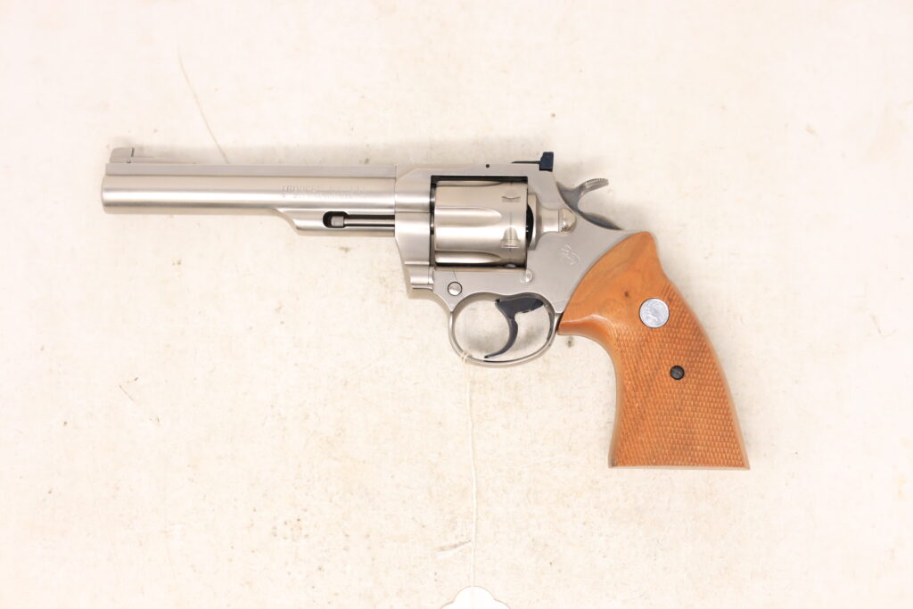 Colt Trooper Mk III .357 Magnum 4″ Factory Nickel – Classic DA/SA Revolver (Used) – J17010