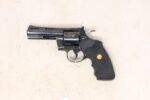 1964 Colt Python .357 Magnum – 2.5″ Blue, Walnut Grips, Original Box, C&R Eligible (Used) – 44177E - View 1