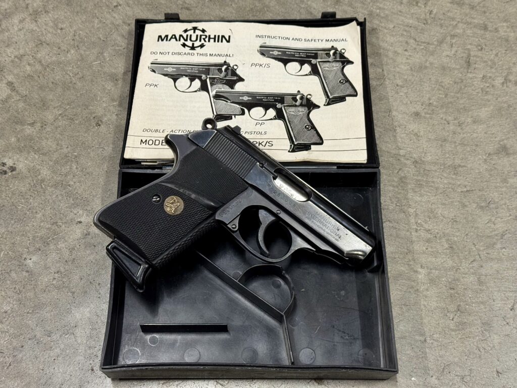 Manurhin Walther PPK/S 380 ACP France 9mm Kurz PPK PP Original Box w/ Papers (Used) – 263008