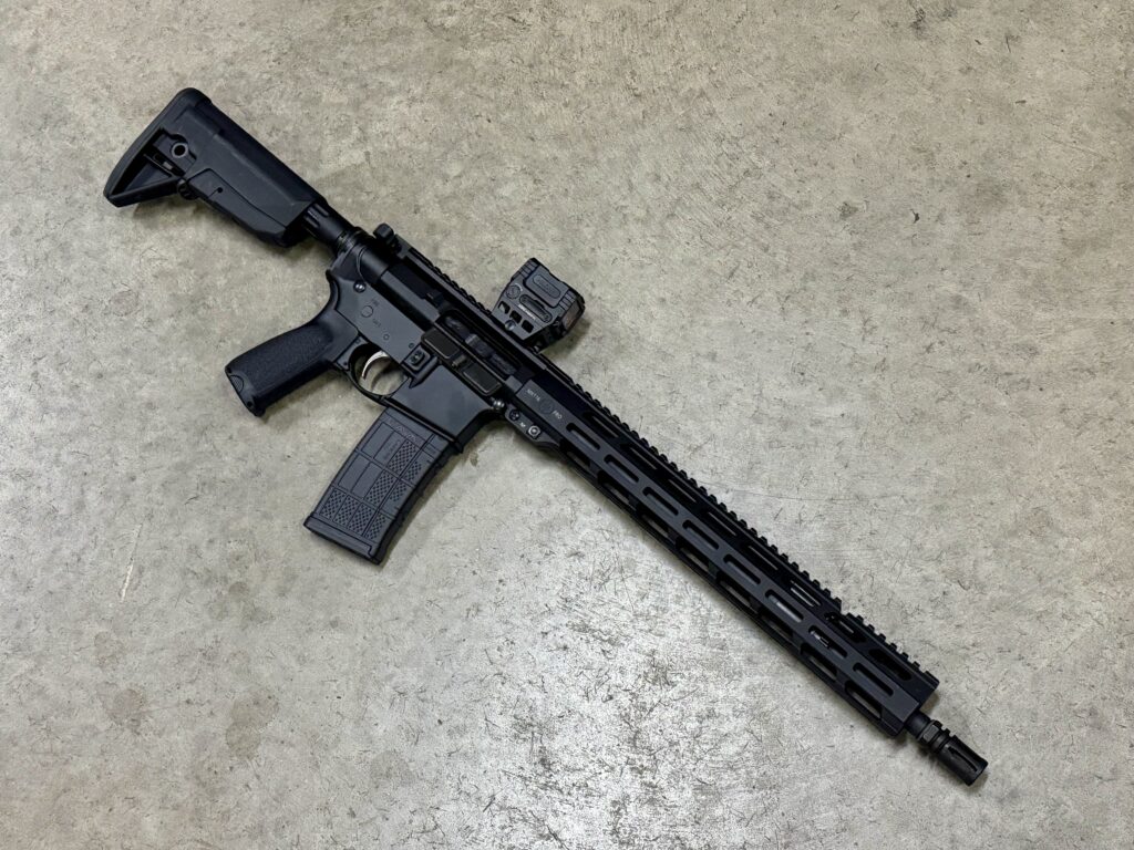 PWS MK116 Pro 16″ 5.56 Adjustable Gas AR-15 Primary Weapon Systems Holosun AEMS (Used) – H06794