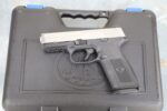 FN FNS-40 .40 S&W Pistol – Two-Tone Black/Silver, 14-Round Capacity, Night Sights (Used) – GKU0074253 - View 2