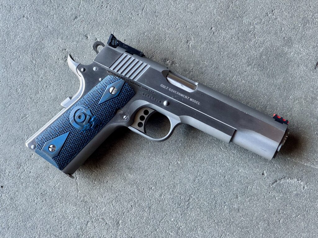 COLT GOLD CUP TROPHY 45ACP SS 5″ (Used) – GCX17310