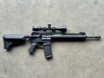 LWRC M6-SPR Mod 0 5.56 Nato 16″ Fluted Piston AR-15 Nikon Scope (Used) – 03-14945 - View 1