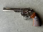 Colt Trooper MK III Nickel 6″ 357 Magnum Wood Grips 1975 (Used) – j49753 - View 1