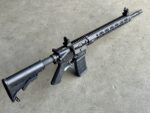 Smith & Wesson M&P-15 5.56 Nato 16″ Troy MRF BUIS Police Trade-In S&W AR-15 (Used) – TP43960 - View 6