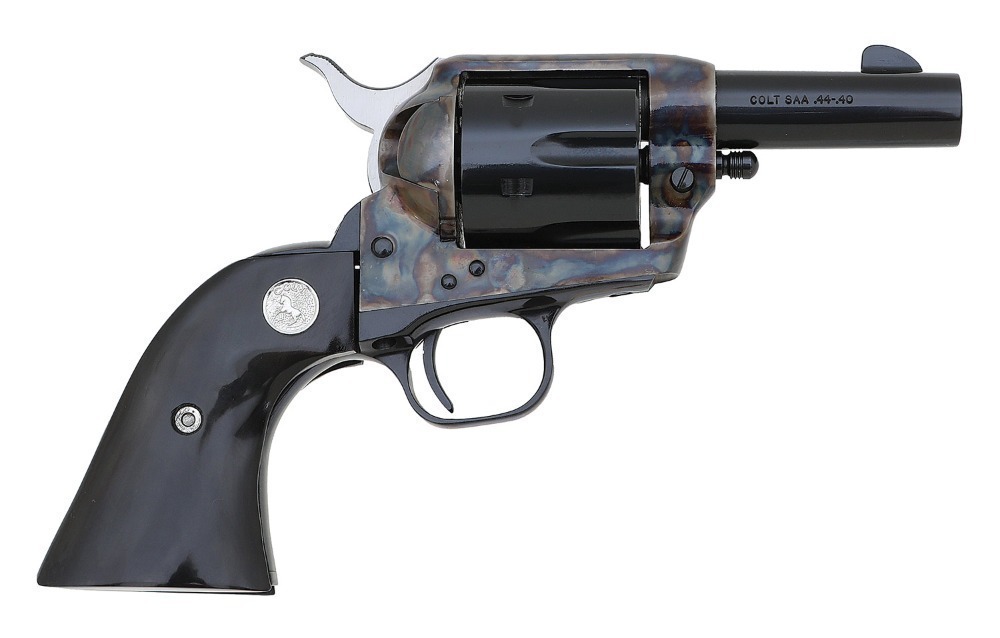 Colt Single Action Army Sheriff’s Model 3″ – 3rd Gen .44-40 with Woodgrain Box (1980) (Used) – SA39428