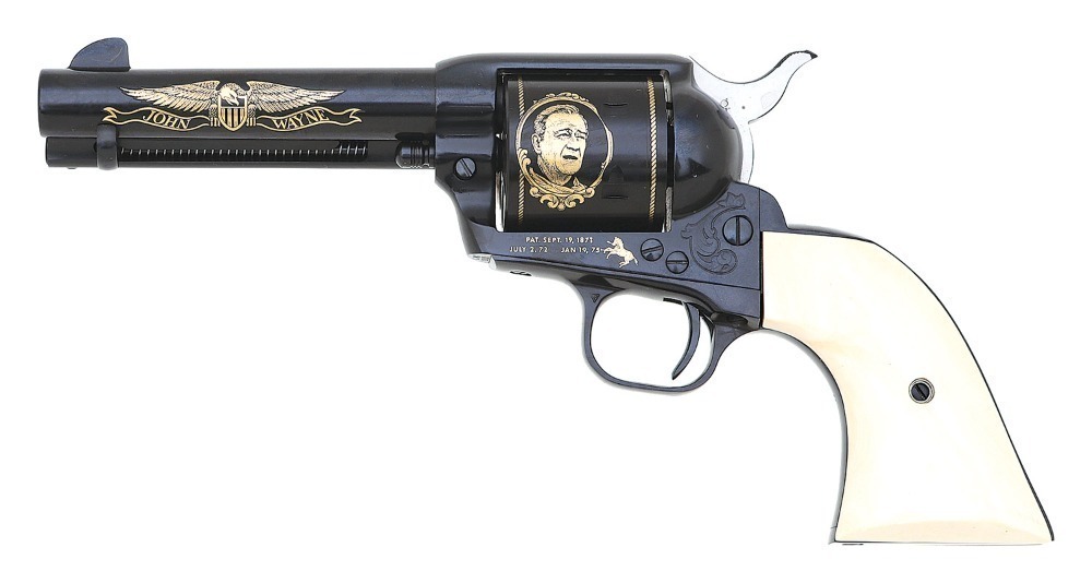 Colt John Wayne Commemorative Third Generation Single Action Army Revolver .45 Colt 4.75″ (Used) – CJWC2215