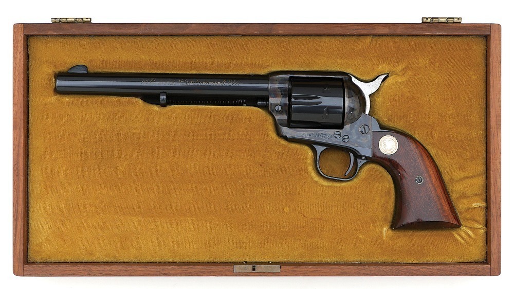 Colt Second Generation Single Action Army NRA Centennial Revolver .357 Magnum 7.5″ with Presentation Case (Used) – NRA6024