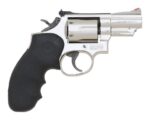 Smith & Wesson Model 19-5 .357 Magnum Revolver 2.5″ Nickel Snub Nose with Hogue Grips (Used) – ACM8354 - View 1
