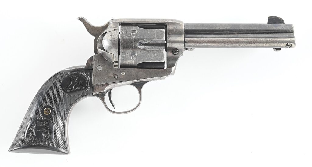 Colt Single Action Army 1st Generation .45 Colt Revolver – 1912, Factory Letter, 4 3/4″ (Used) – 324479