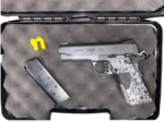 Kimber Custom Shop Pro Covert .45 ACP – 4″ 1911-Style Compact, Night Sights, Laser Grips, Case & Magazine (Used) – KR305989 - View 1