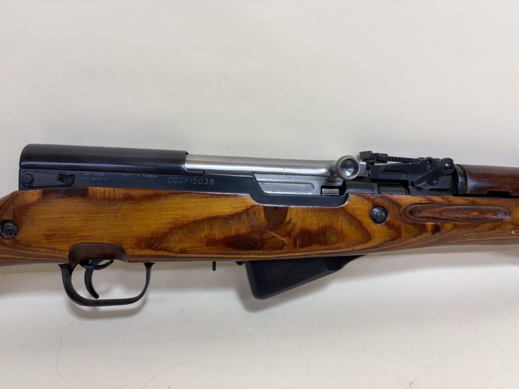 Russian Izhevsk SKS-45 1954r 7.62×39 – Matching Numbers, Blade Bayonet, Excellent Wood (Used) – 02273C